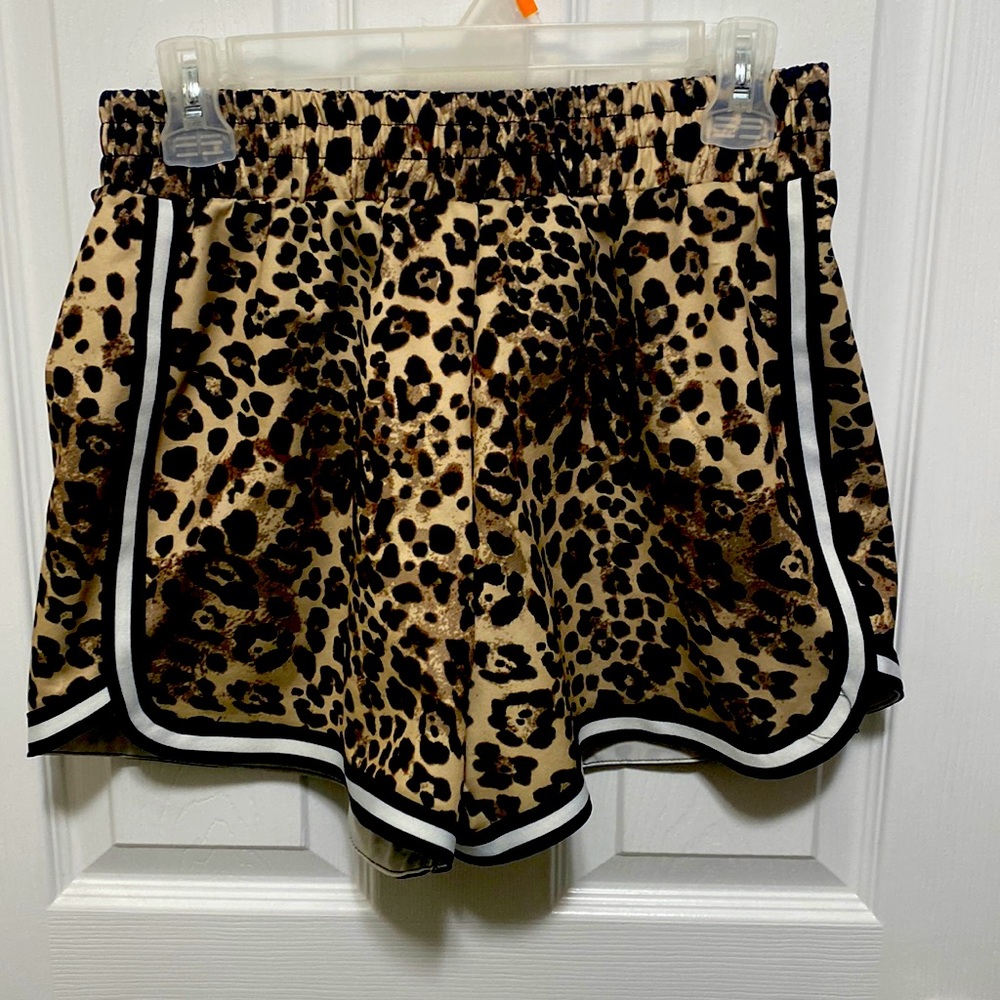 2/$5 No Boundaries Cheetah Print Shorts